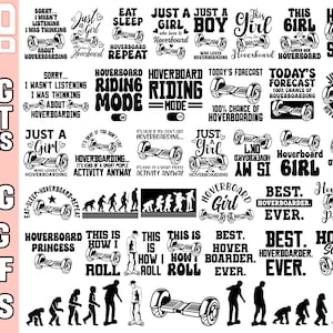 hoverboard svg bundle hoverboard png bundle hoverboard shirt design hoverboard clip art voctor silhouette