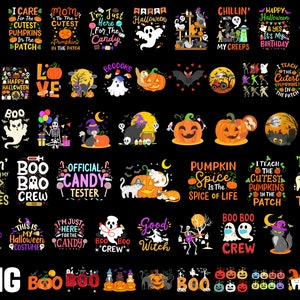 halloween png bundle sublimation halloween shirt design bundle commercial use