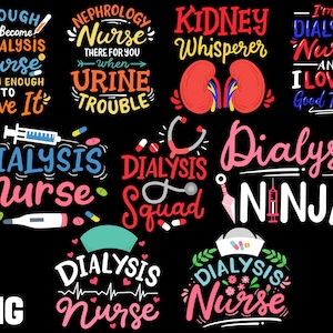 dialysis png bundle sublimation dialysis tech technician nurse png bundle sublimation commercial use