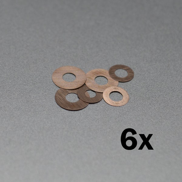 WASHER 0,05mm - Unterlegscheibe, Beilegscheibe, Gleitscheibe aus Bronze - SAK MOD