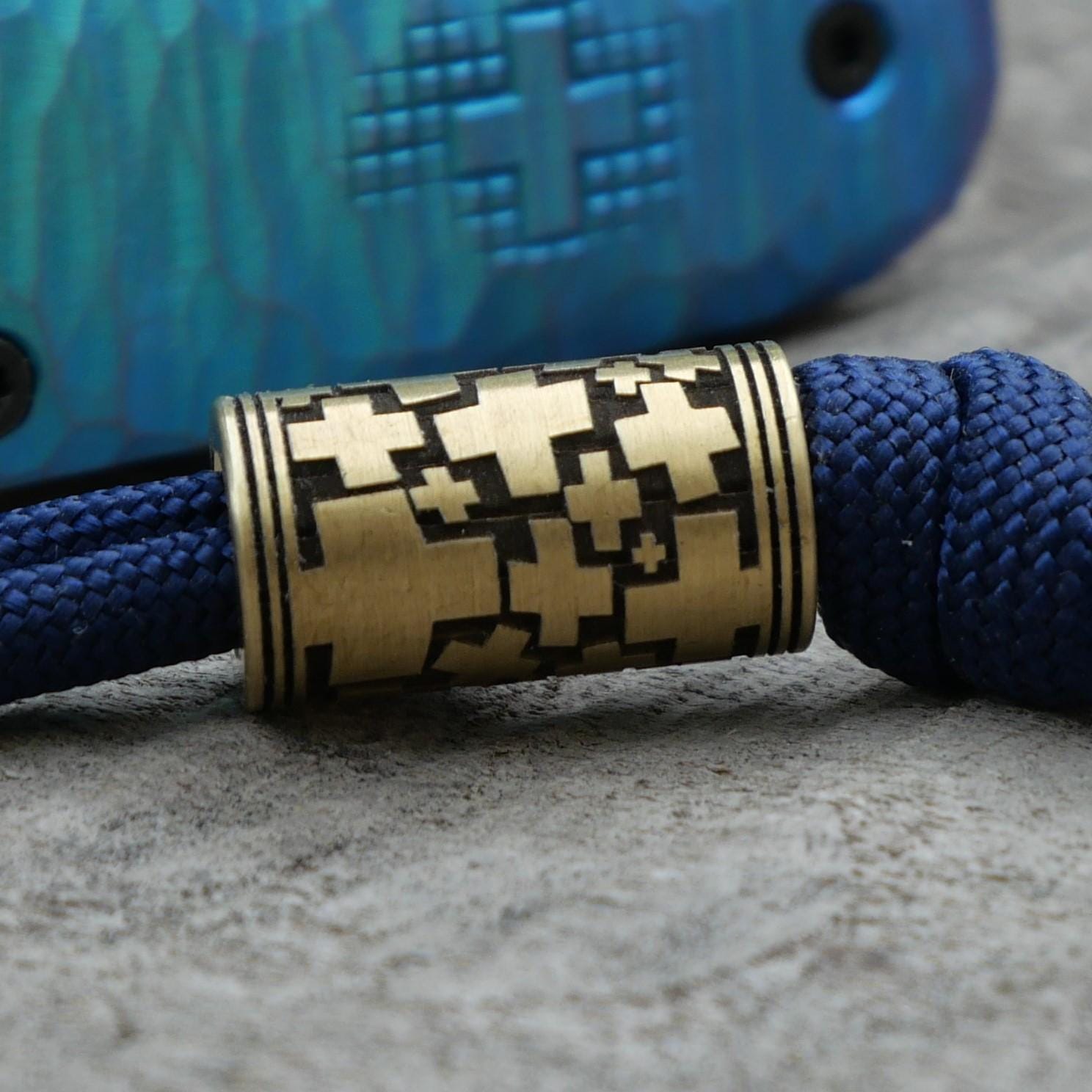 Laser-cut brass beads, pendants, crosses - w3rktrieb, SAK MOD PARTS, sakmodparts