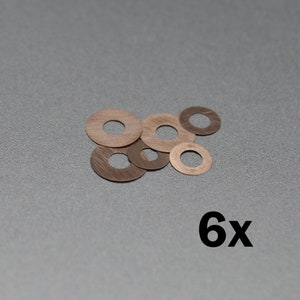 WASHER 0.1 mm - Bronze washer, plain washer, sliding washer - SAK MOD