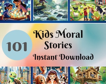 101 Children's Bedtime Stories | Ideal for Kids 2-12 Years Old | Enthralling & Educational Stories | Captivating Images for Young Minds