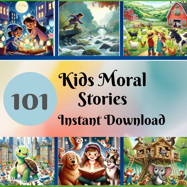 101 Children's Bedtime Stories | Ideal for Kids 2-12 Years Old | Enthralling & Educational Stories | Captivating Images for Young Minds