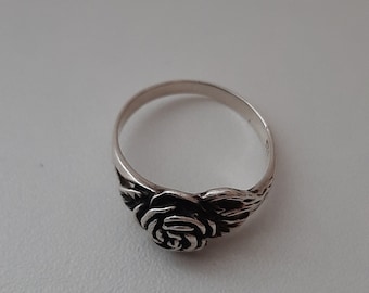 Silver ring 925 rose ring size 61 Germany