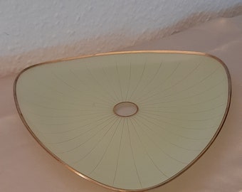 Retro Vintage Glasteller 50er Jahre Mid-Century