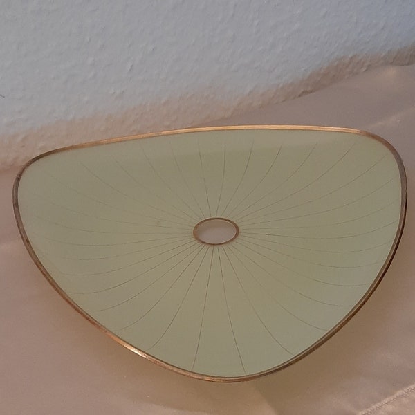 Retro Vintage Glasteller 50er Jahre Mid-Century