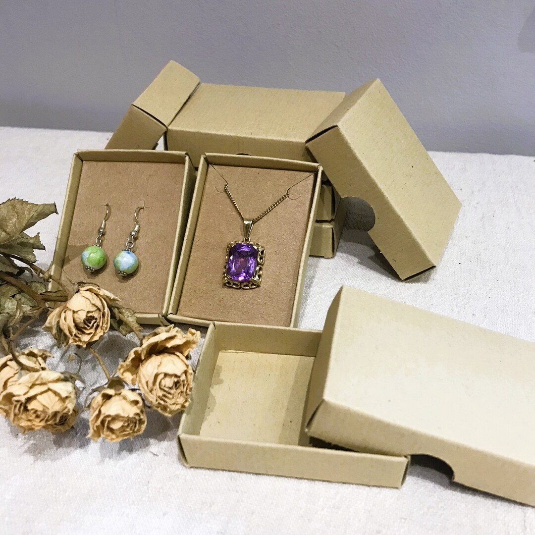 Mini Empty Gift Box With Optional Inserts for Earrings or Pendantsmade ...