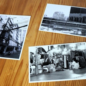 Card set &quot;Life in Thailand&quot; - black and white photo prints Din A6