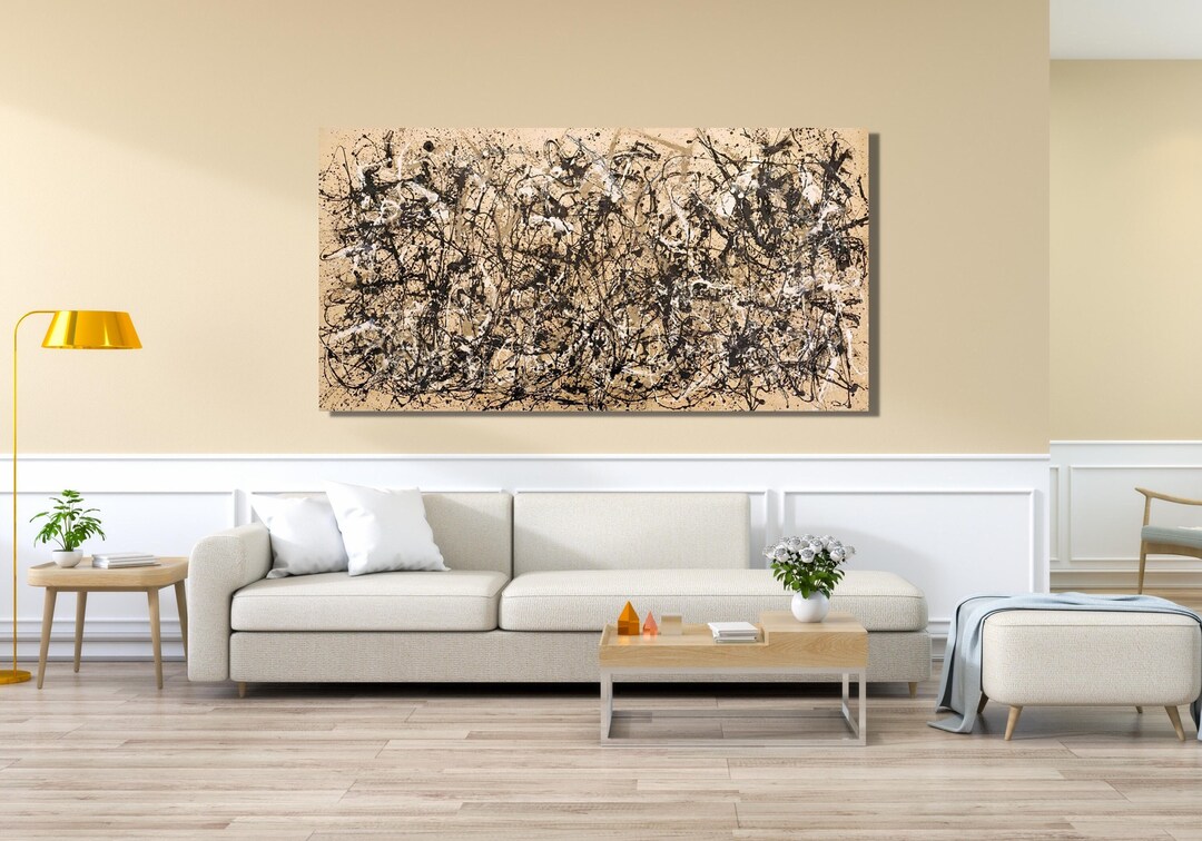 Jackson Pollock Herbst Rhythmus Kunstdruck Seelachs Etsy.de