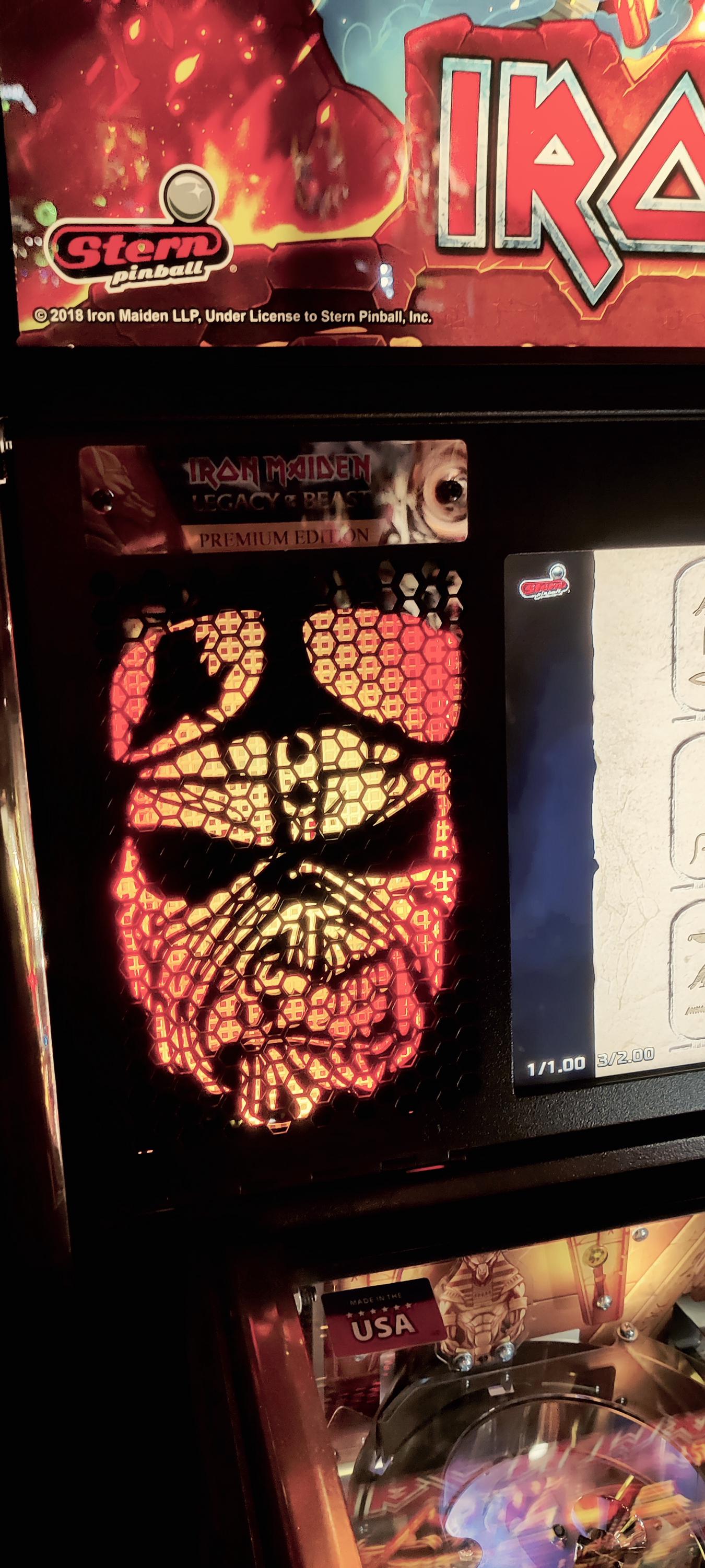 Angry Eddie Iron Maiden Pinball Speaker Inserts - Etsy