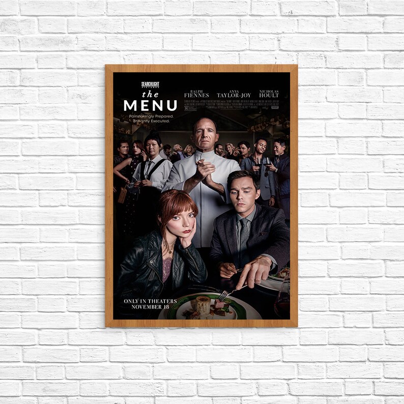 The Menu Movie Poster High Quality Canvas Art Print Room Decoration ...