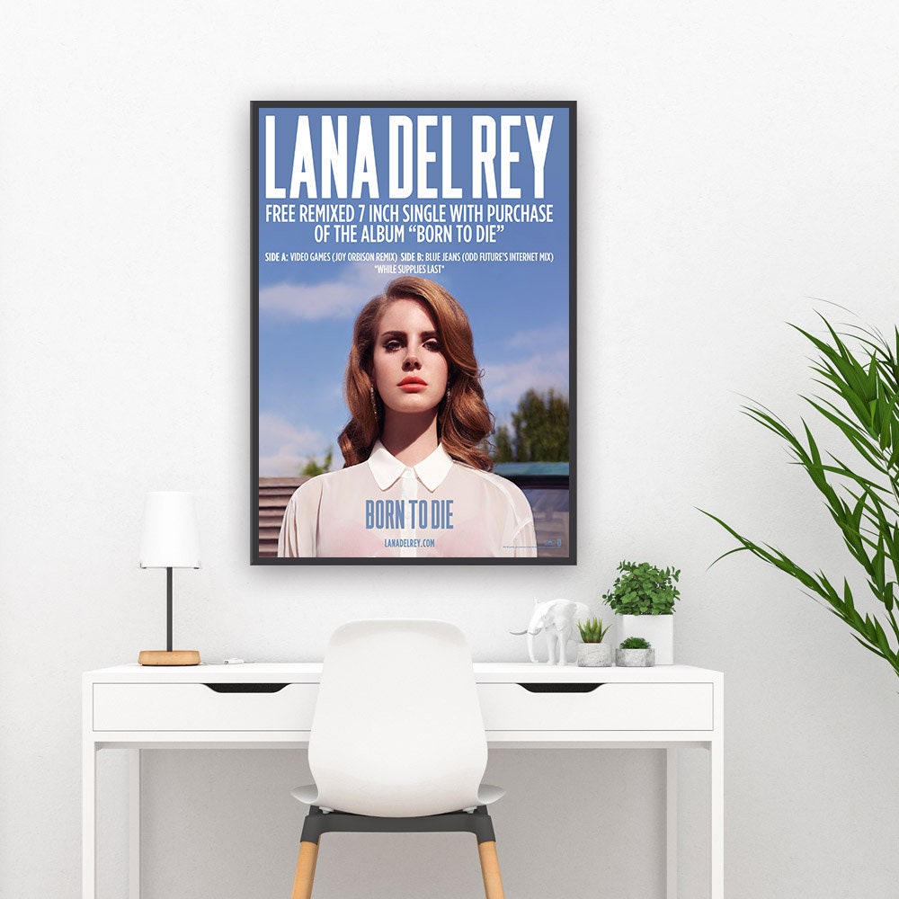 Lana Del Rey Musican Singer Songwrite Music Art Poster