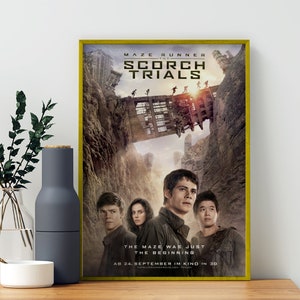 THE MAZE RUNNER THE SCORCH TRIALS MOVIE ORIGINAL CINEMA PRINT PREMIUM POSTER