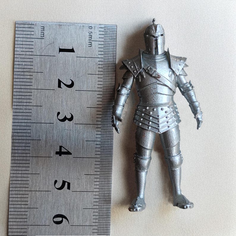 Knight Custom Figure Miniature Knight , 3d Printed, Custom Size - Etsy