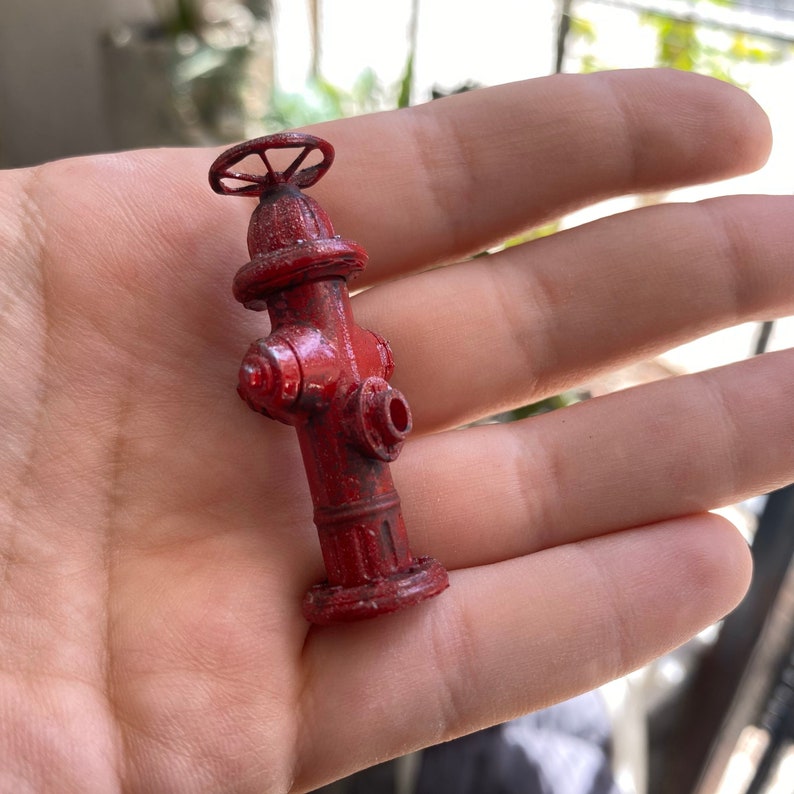 Miniature American Fire Hydrant 1:24 Scale image 4