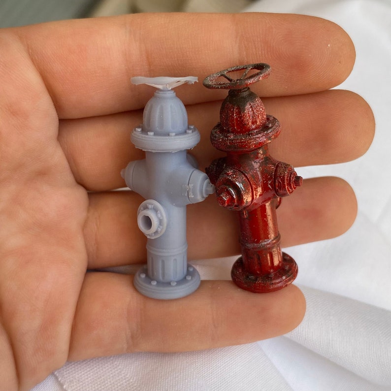 Miniature American Fire Hydrant 1:24 Scale image 7