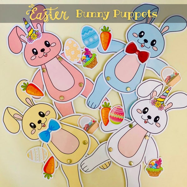 Easter Craft for Kids Easter Craft DIY kit Easter Activities for kids Easter Preschool Easter Printable