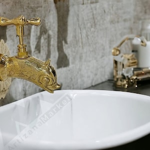 Kitchen Pull Out Faucet , Solid Brass Kitchen Sink Faucet , Kitchen Tap Vanity , Kitchen Fixture , Kitchen Decoration
