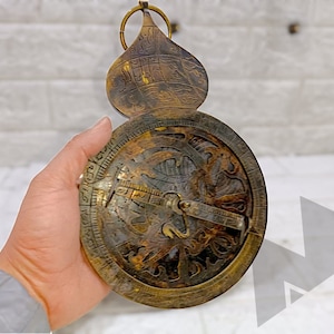 astrolabe - astrolabio - astrolabe functional - sextant - Globe Astrolabe - Astrolabe Wall Decor