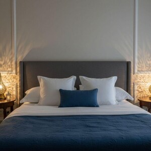 Bohemian-style Moroccan lamp made of solid brass for rustic bedroom lighting.