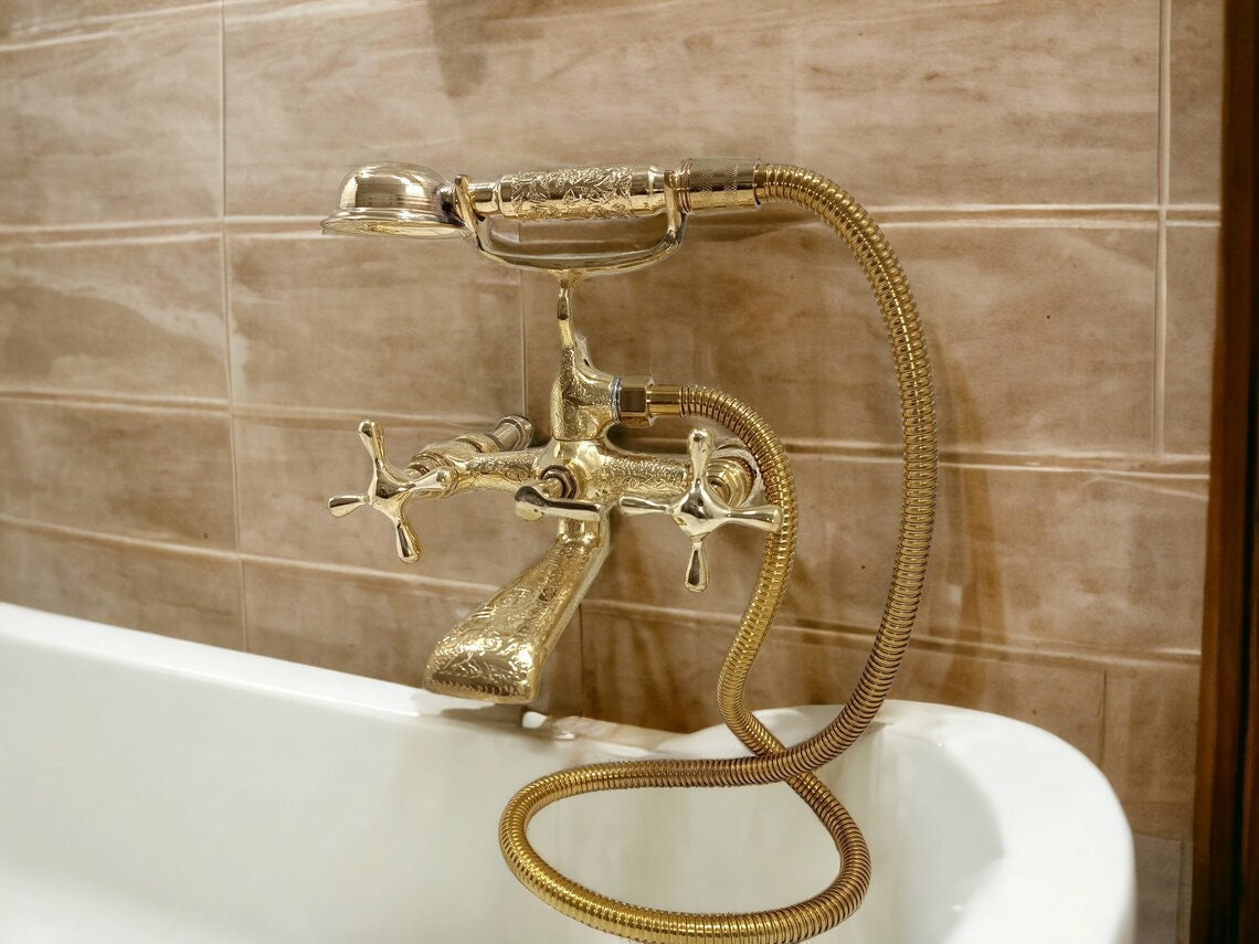 Robinet bain douche rétro - Bronze huilé - Charleston