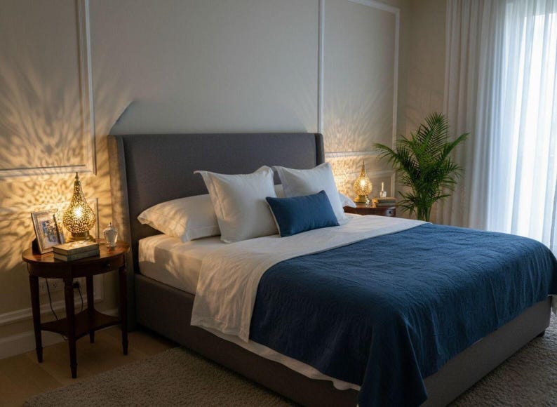 Authentic Moroccan bedside lamp crafted by artisans, perfect gift for home lovers