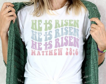 Easter He is Risen Distressed SVG,  He is Risen Distressed Easter Sublimation PNG, Cricut, Digital Download