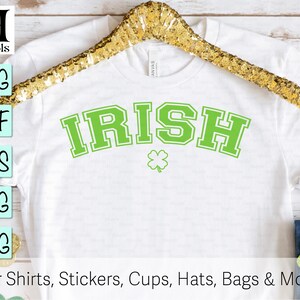 Ierse shirt SVG, St Patricks Day shirt SVG voor leraren, Sharmrock SVG digitaal gesneden bestand, EPS, PNG, gesneden bestanden Cricut, silhouet