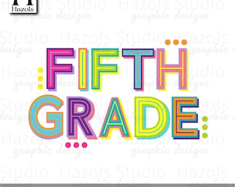 Femte klass png, Tillbaka till skolan 5:e klass lärare png för sublimering och digital design i grundskolan