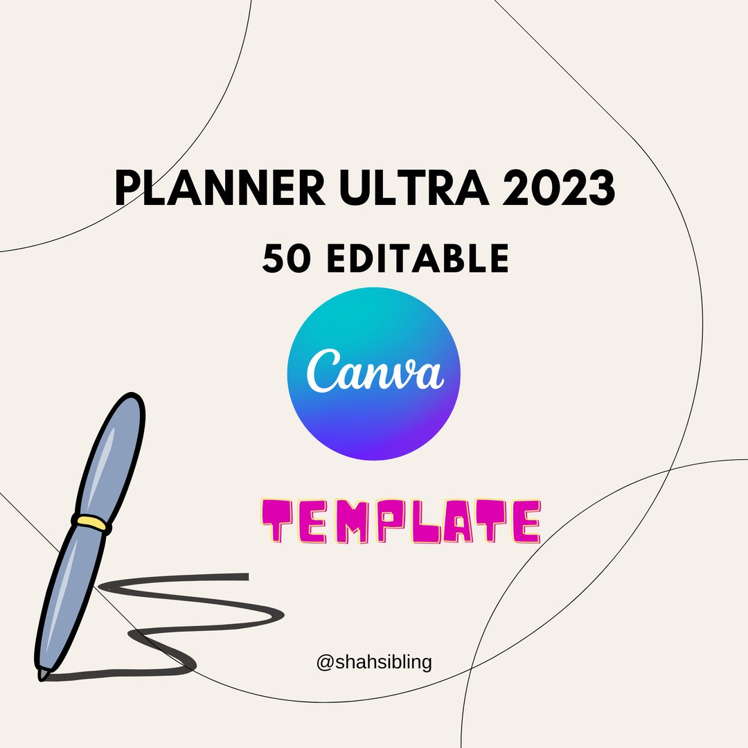 The 50 ULTRA Canva Planner Templates Bundle Etsy