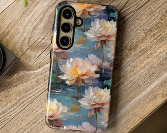 Water Lily Oil Painting Phone Case: Claude Monet Art Nouveau Style