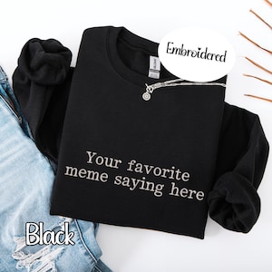 funny adult humor embroidery saying sweater, spicy attitude embroidery hoodie for him her, Sassy sweater embroidered, sand sweater