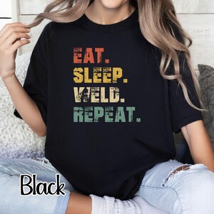 welder shirt for him, gifts for welders, unisex t-shirt, union workers, coworker gifts, welder dad shirt, metal worker gifts, black shirt