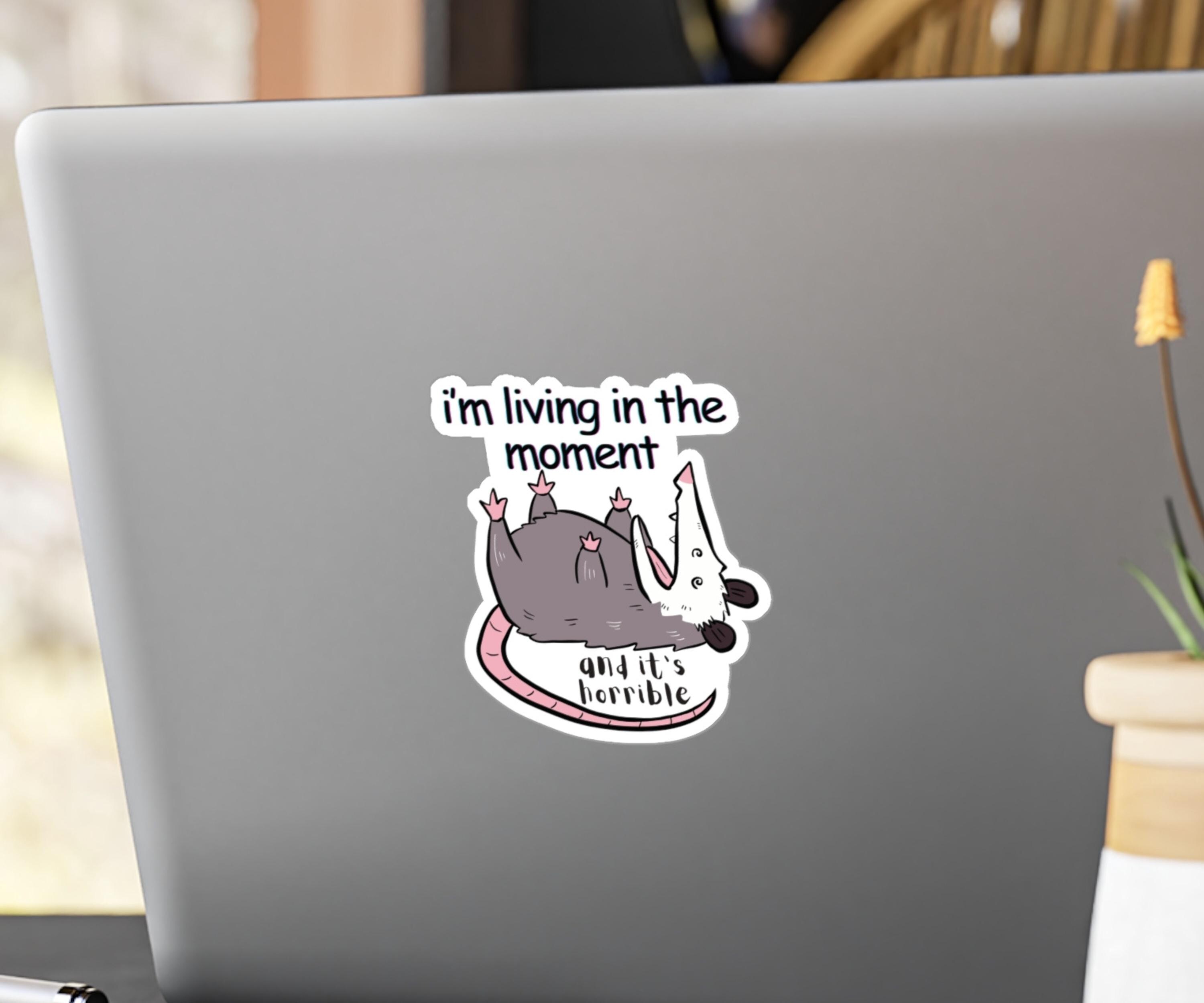 Angry Screaming Opossum Meme Sticker: Water Resistant Vinyl - Etsy