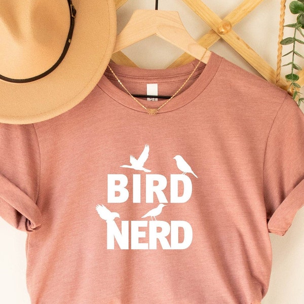 Bird Nerd Birdwatching Lover T-shirt, Gift for Bird Nerd Shirt, Cute Bird Shirt, Funny Bird Shirt,Bird Lover Shirt, Birds on the Branch Tees