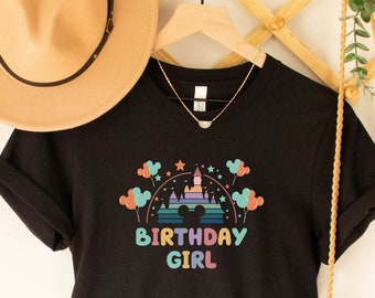Birthday Girl Disney Castle Shirt, Disney Birthday Girl Shirt, Birthday Princes Shirt, Disney Castle Shirt, Disney Family Birthday Party Tee