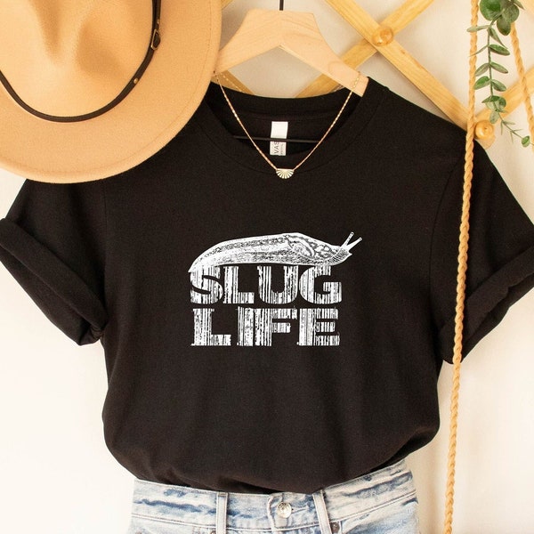 Cute Shell Less Animal Slug T-Shirt, Slug Life Shirt, Funny Insect Snail Lover Shirt, Funny Saying Slugs Sarcastic Novelty Humor cute Funny