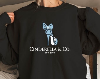 Cinderela e Cia EST 1950 Moletom, Presente de Gangue de Garotas, Meninas na Disney, Presente para Viagem à Disney, Suéter Personalizado, Viagem em Família para a Disneylândia