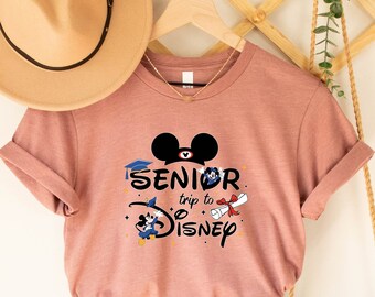 Senior Trip to Disney Mickey Graduate Shirt, Disney Graduation Shirts,  Collage Life, Gift for Senior, Mickey Senior Graduate 2025 Shirt Gift