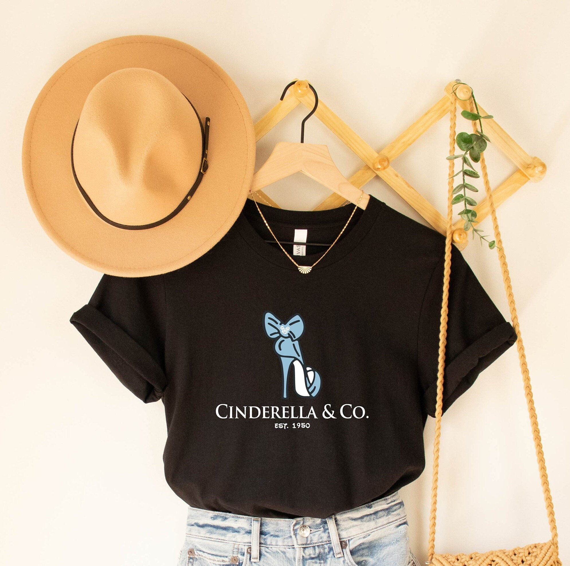 Cinderela e Cia. EST. 1950, Camiseta Disneyworld, Camiseta Princesa Disney, Camiseta Cinderela, Presente para Férias na Disney, Camiseta Meninas da Disney