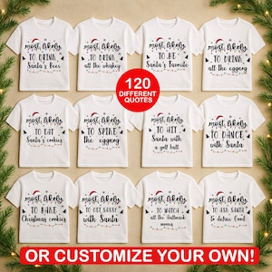 120 Quotes Most Likely To Christmas 2025 Shirt, Xmas Long Sleeve,Holiday Pajamas,Matching Christmas,Family Christmas Gift,Christmas Cruise