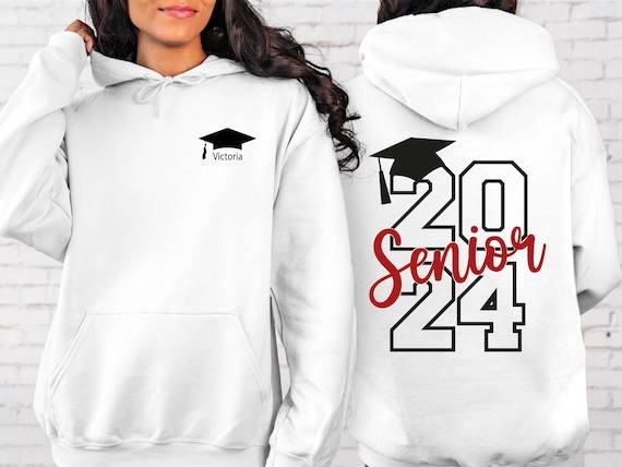 Personalized Graduate Senior 2026 Front Back Sweatshirt 