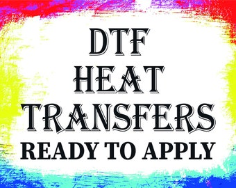 DTF Transfer, Full Color Custom DTF Print, High Quality, Ready To Press Transfers, Wholesale Dtf Print, Custom Heat Transfer, Direct To Film
