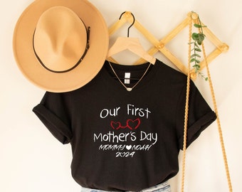 First Mother Day Shirt, Our First Mothers Day Shirt, Mothers Day Matching Shirt, First Mothers Day Gift, Mother Day Shirt Personalized Gifts