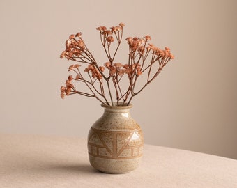 Rustikale Vase, Knospe Vase, Keramik Vase, Blumenvase, Handgemachte Keramik