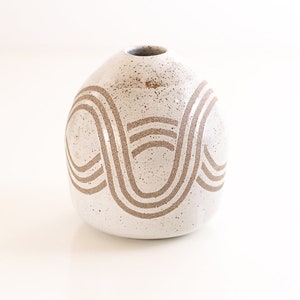 Artistic Vase, Bud Vase, Ceramic Vase, Handmade Pottery, Stoneware Vase image 4