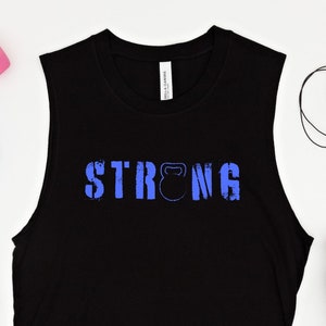 Strong Muscle Tank, Workout Tank, Gym Shirt