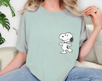 Cute Cartoon Dog , Best Retro Line Art Shirt Design, Best Minimal Comic Dog Graphic, Trendy Streetwear T Shirt Print