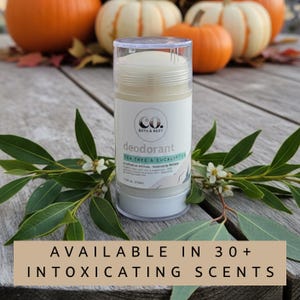 Natural Deodorant | Baking Soda Free | Aluminum Free | Handmade For Men & Woman | Many Scents Available!